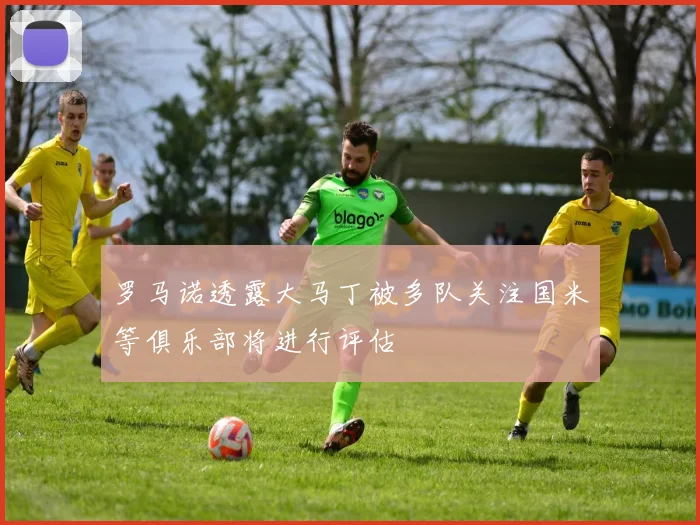 罗马诺透露大马丁被多队关注国米等俱乐部将进行评估