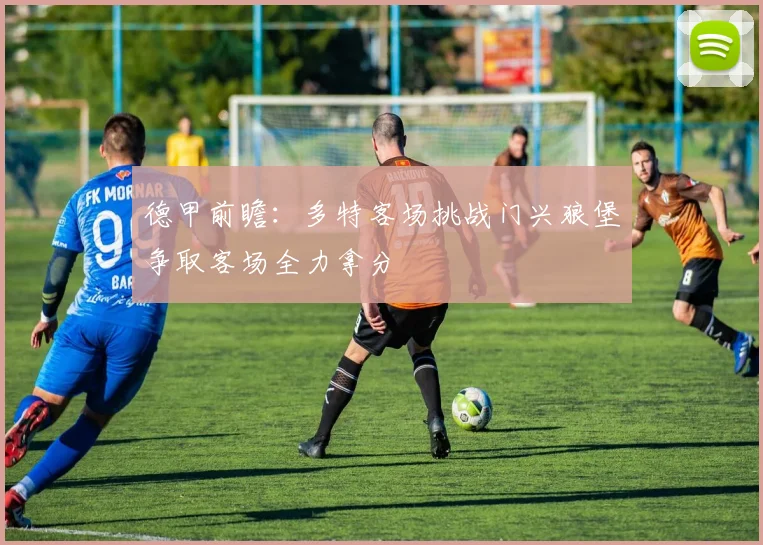 德甲前瞻：多特客场挑战门兴狼堡争取客场全力拿分